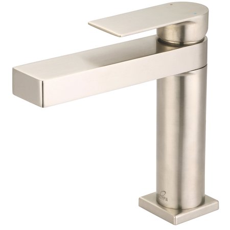 OLYMPIA Single Handle Lavatory Faucet in PVD Brushed Nickel L-6003-BN
